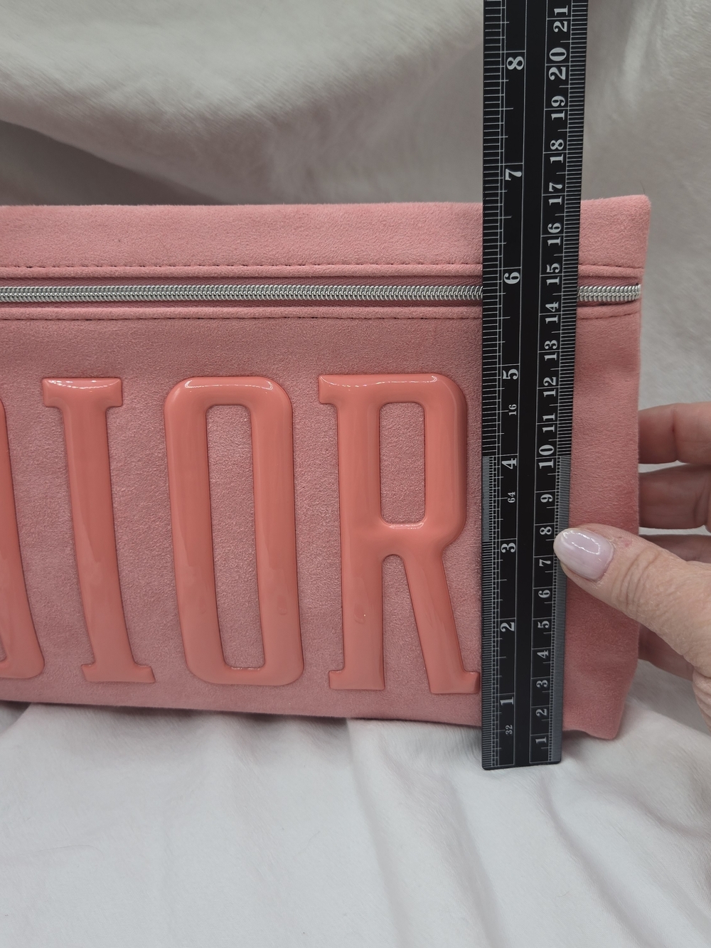 Dior Pink Cosmetic Bag + Suction Phone Holder Bundle Makeup Pouch - Picture 6 of 9